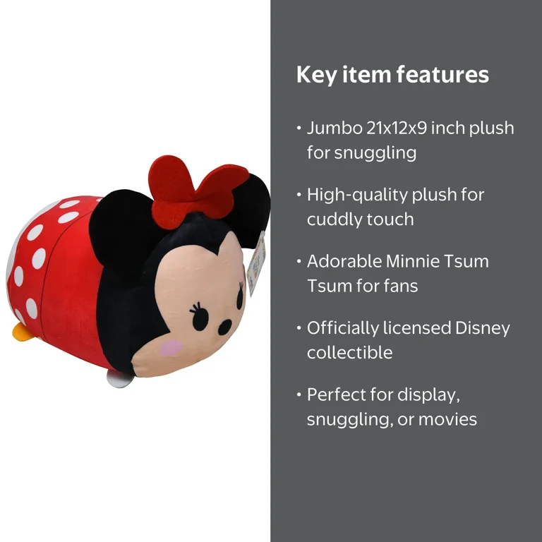 Disney Minnie Mouse Tsum Tsum Plush Jumbo 21