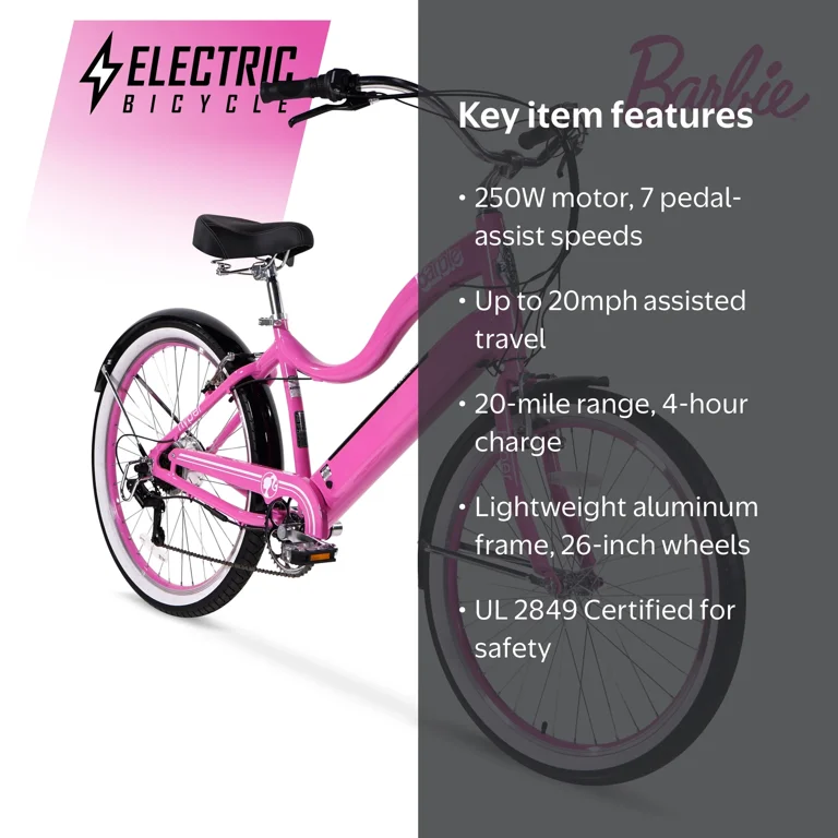electric lady bicycles Hyper E-Ride Pedal Assist Woman's Cruiser Bike, 26 inch Wheels, Turquoise, Blue Ride in style with the Hyper Bicycles Pedal Assist Womans Electric Cruiser Bike with 26 Wheels in Turquoise A Guide on How to