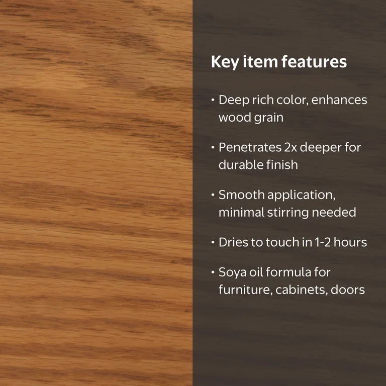 Varathane, Interior Wood Stain, 211689H Quart, Summer Oak