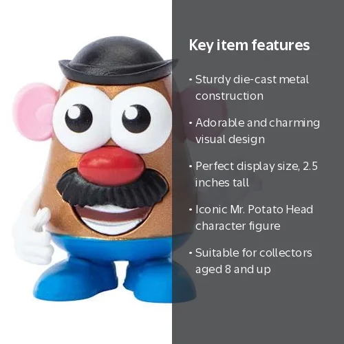 Mr. Potato Head Metalfigs Diecast Collectible Figure 2.5 in