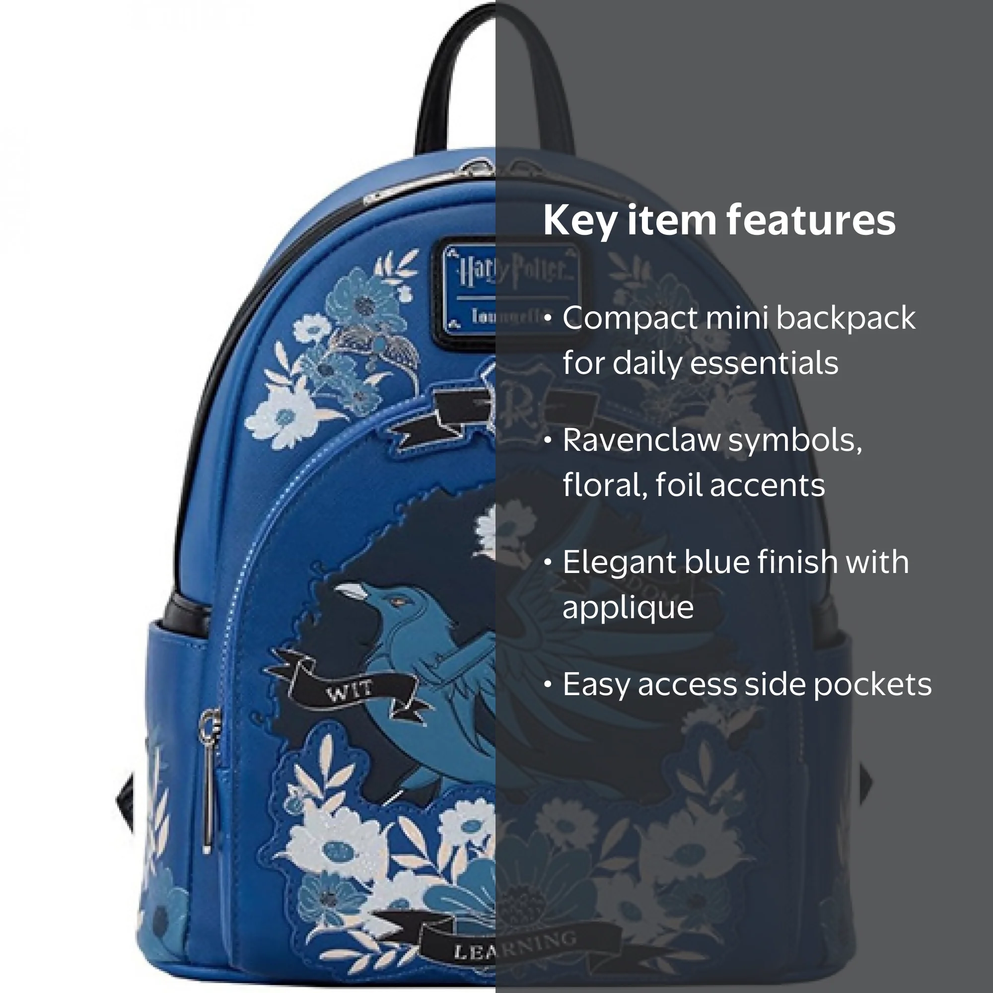 harry potter ravenclaw house floral tattoo mini backpack Loungefly Casa Tatuaje Mochila : Ropa, Zapatos y Joyería Loungefly x Harry Potter Ravenclaw