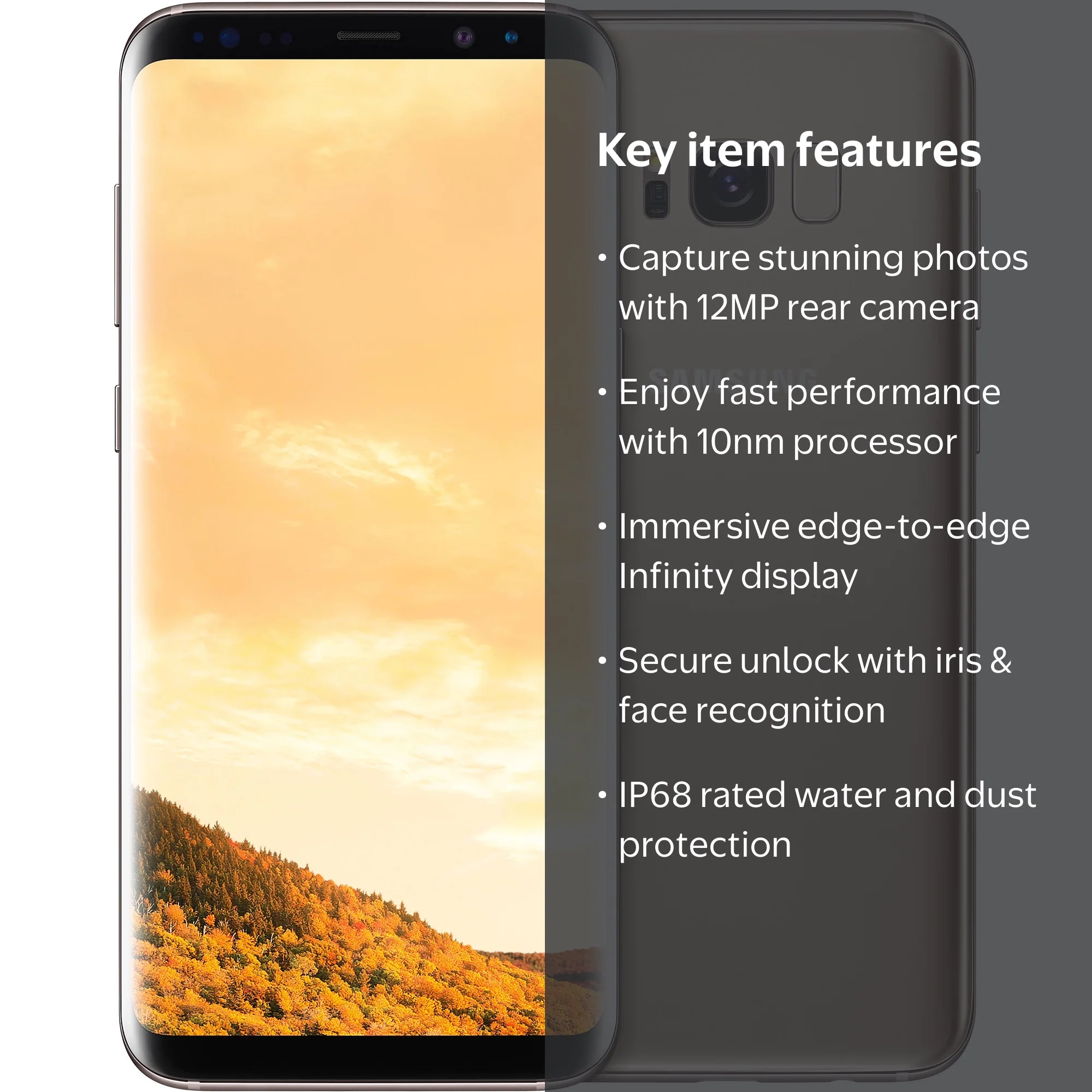 Samsung S8+ G955F 64GB GSM Phone - Maple Gold - Walmart.com