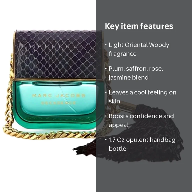 Marc Jacobs Decadence Eau de Parfum, Perfume for Women, 1.7 Oz
