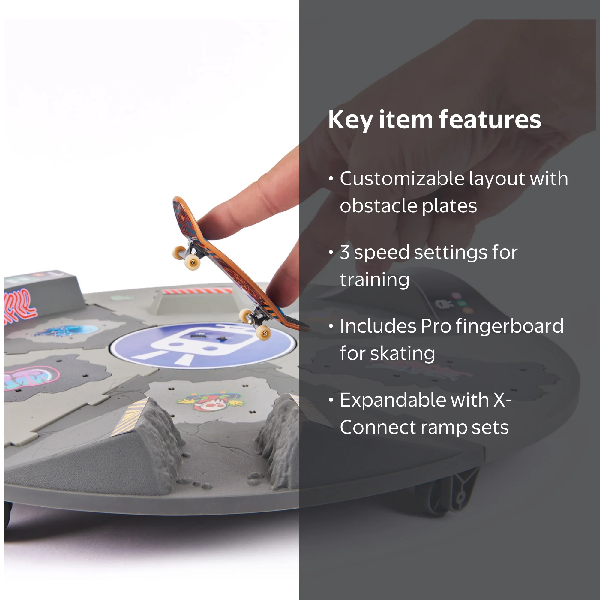 Tech Deck, Shredline 360 Motorized Skate Park, X-Connect Creator