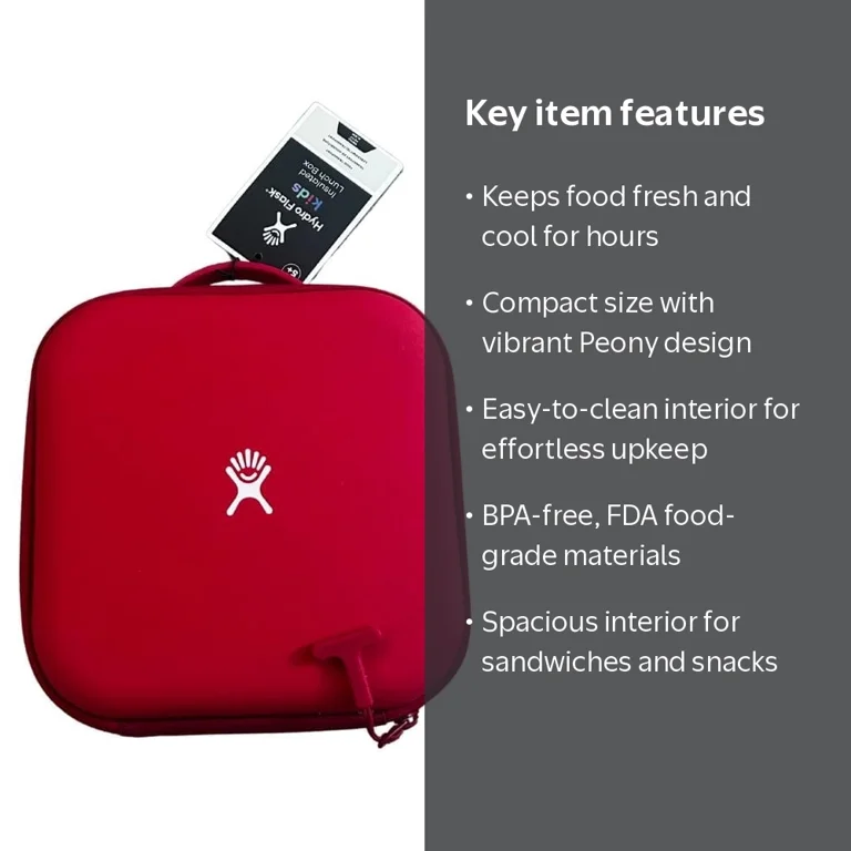 Hydro Flask Small Insulated Lunch Box – Peony Color - Walmart.com