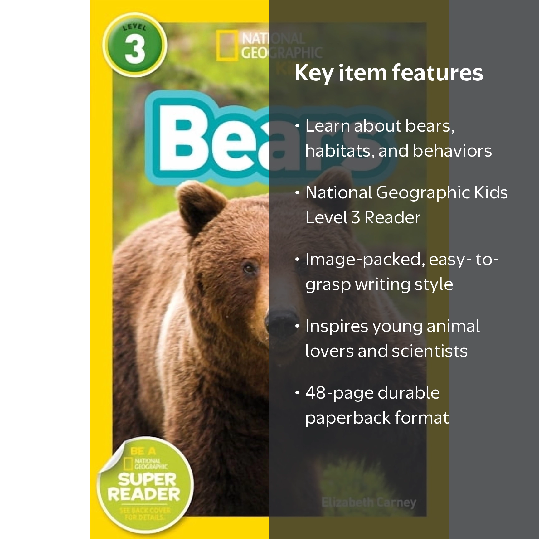 National Geographic Kids, Readers Bears, Level 3, Paperback