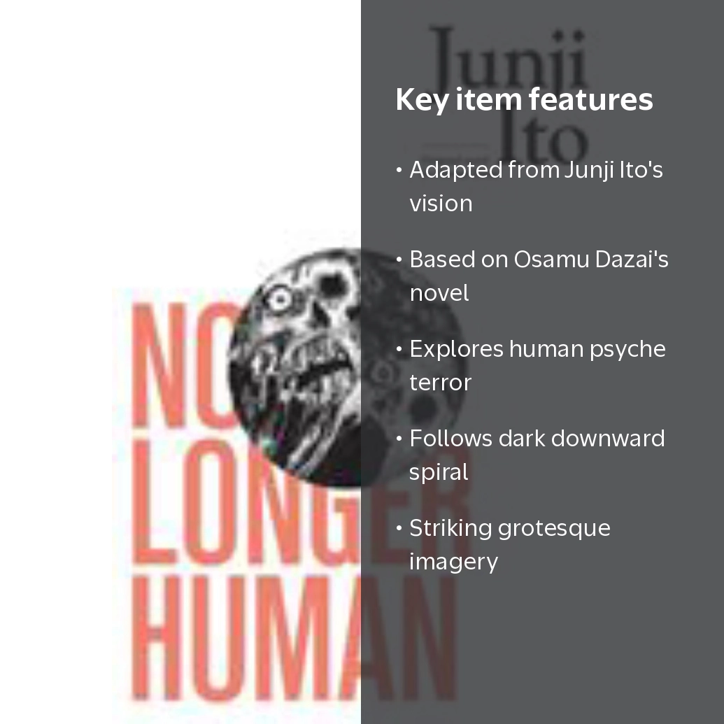 Junji Ito's No Longer Human Manga Book, Hardcover Edition