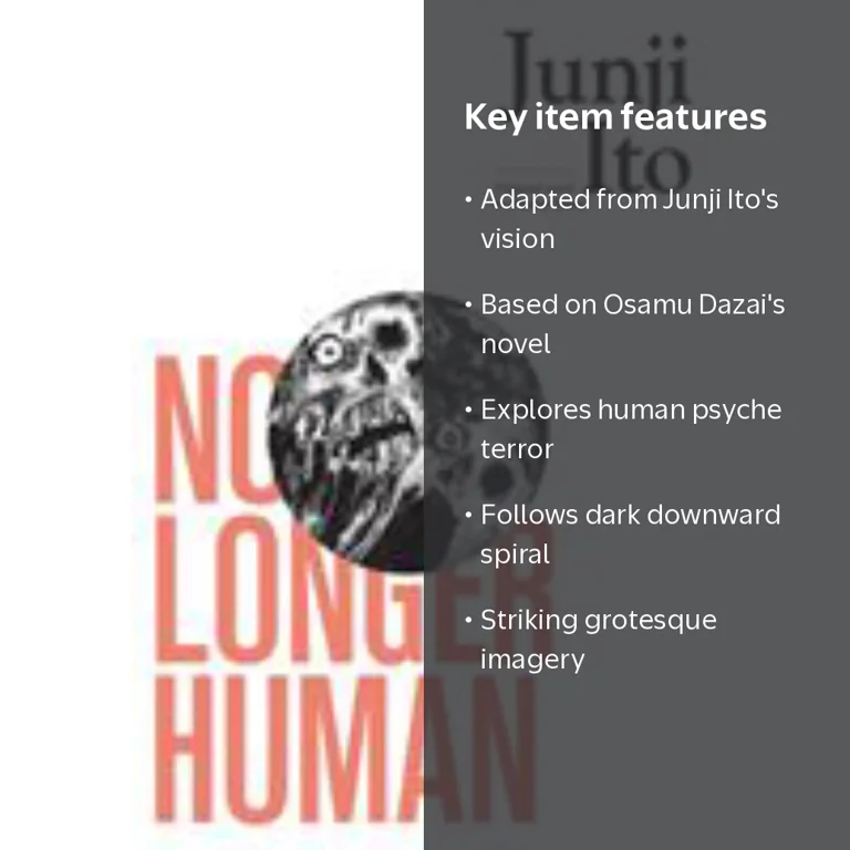 Junji Ito's No Longer Human Manga Book, Hardcover Edition