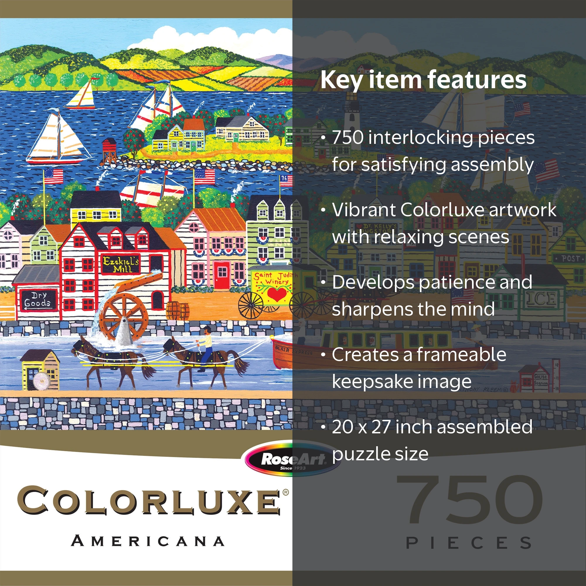Cra-Z-Art Colorluxe 750 Piece Adult Jigsaw Puzzle Assortment by