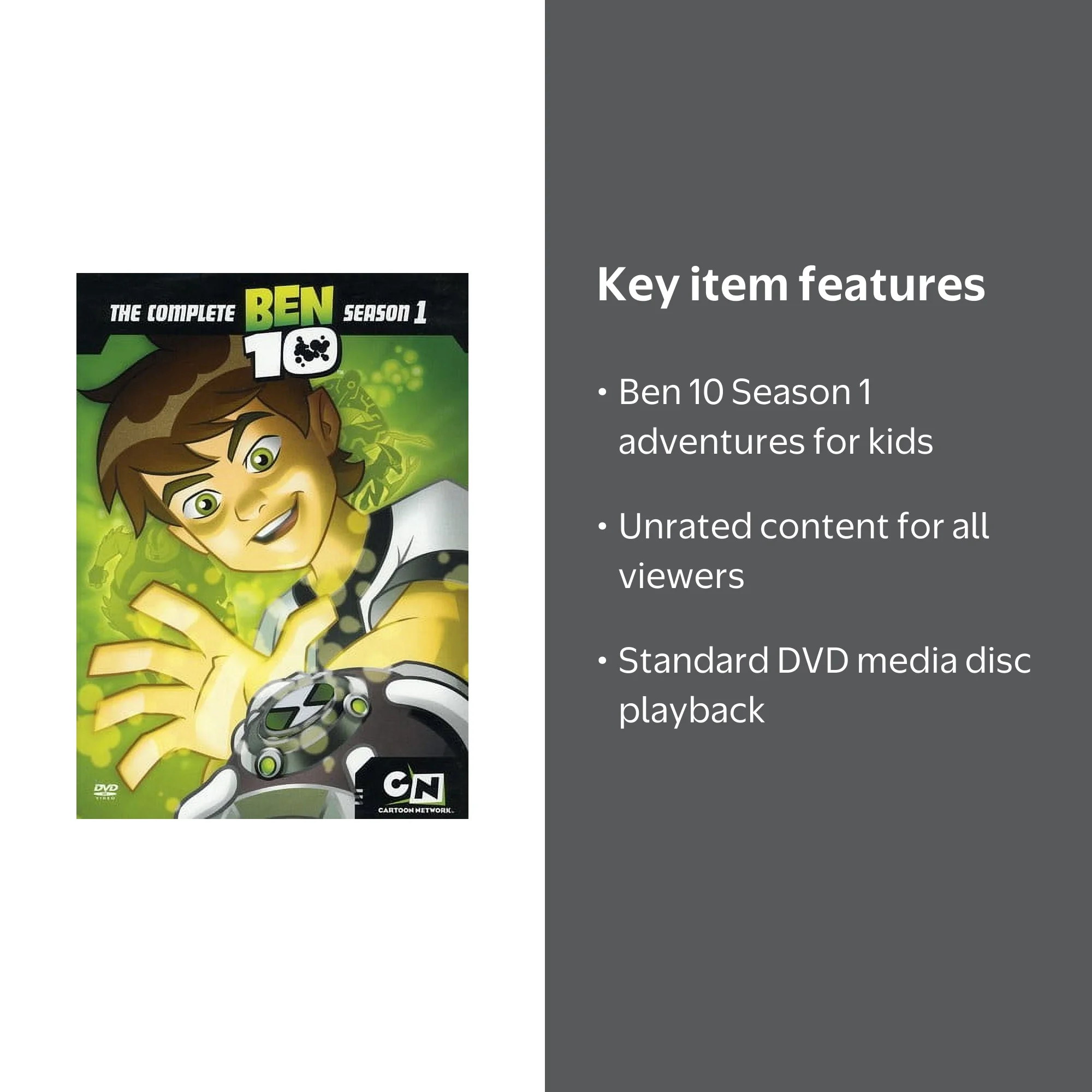 Cartoon Network: Classic Ben 10 Season 1 (DVD) - Walmart.com