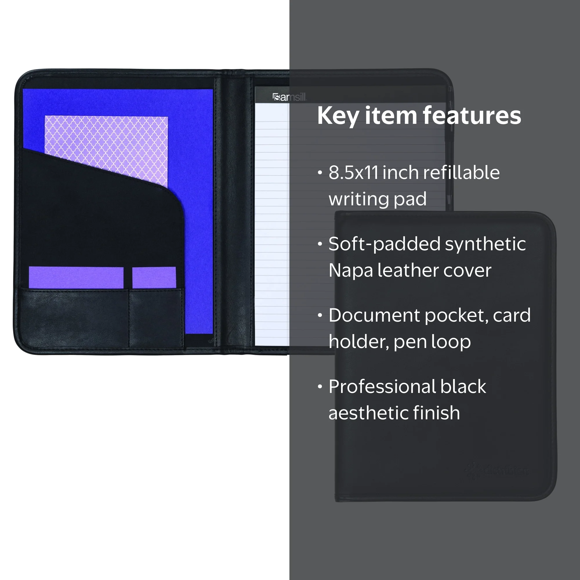 Samsill Professional Padfolio, 8.5