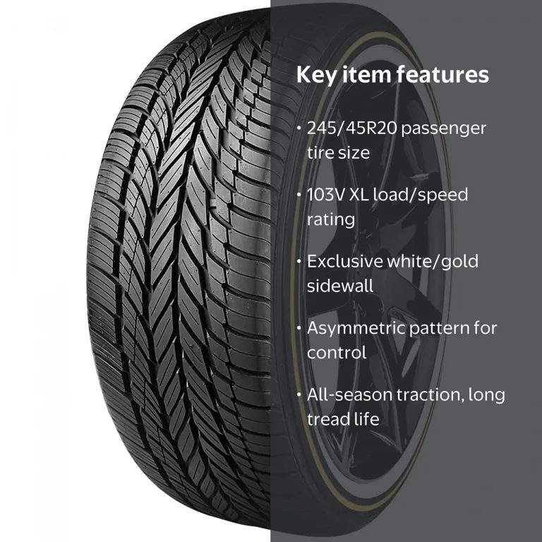 Vogue, Passenger Tire, All-Season Radial XIII, 245/45R20 103V XL