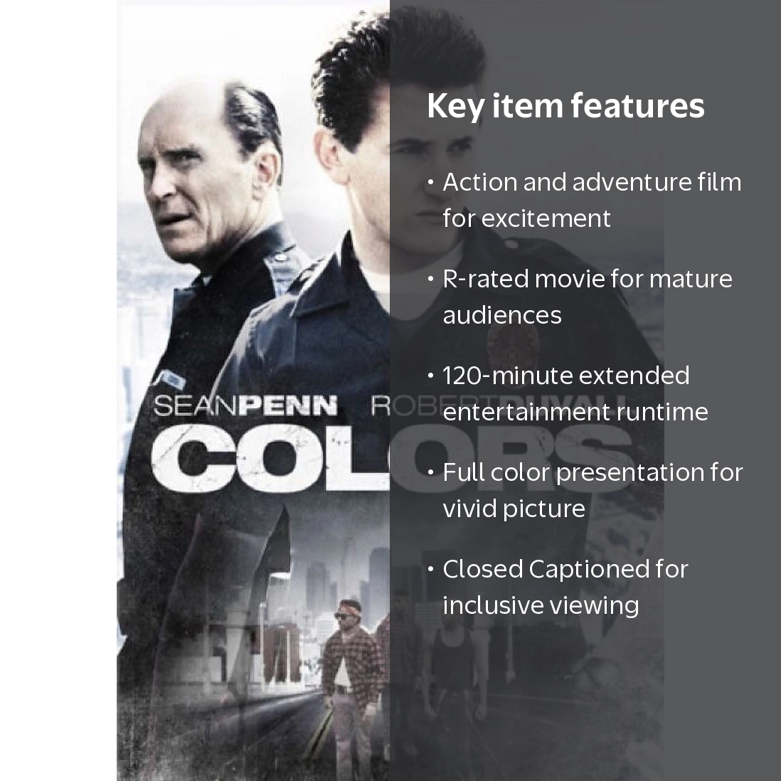 Colors (DVD Box Art) [2020], Action Thriller Movie, R, 120min