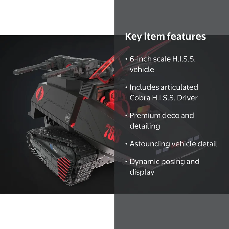 Hasbro's G.I. Joe Classified Series Cobra H.I.S.S. Tank with