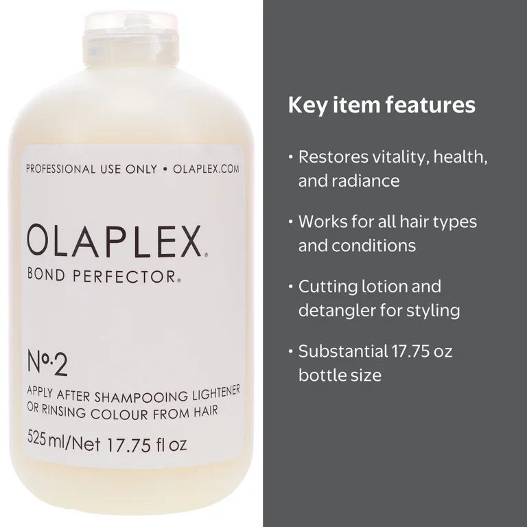 OLAPLEX No.2 Bond Perfector 3本セット 525ml Olaplex Hair Bond Perfector No 2, 17.75 oz - Strengthens, Adds