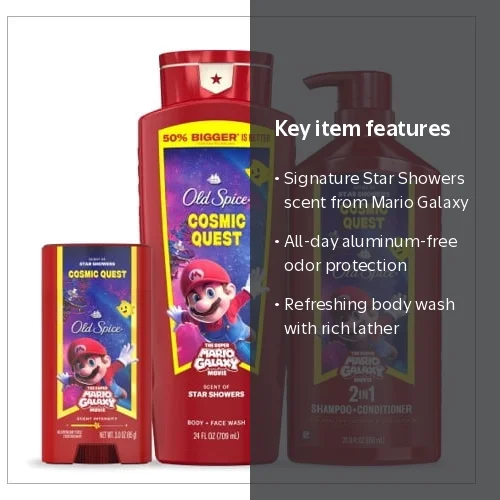 Old Spice Super Mario Body Cosmic Quest Bundle - Walmart.com