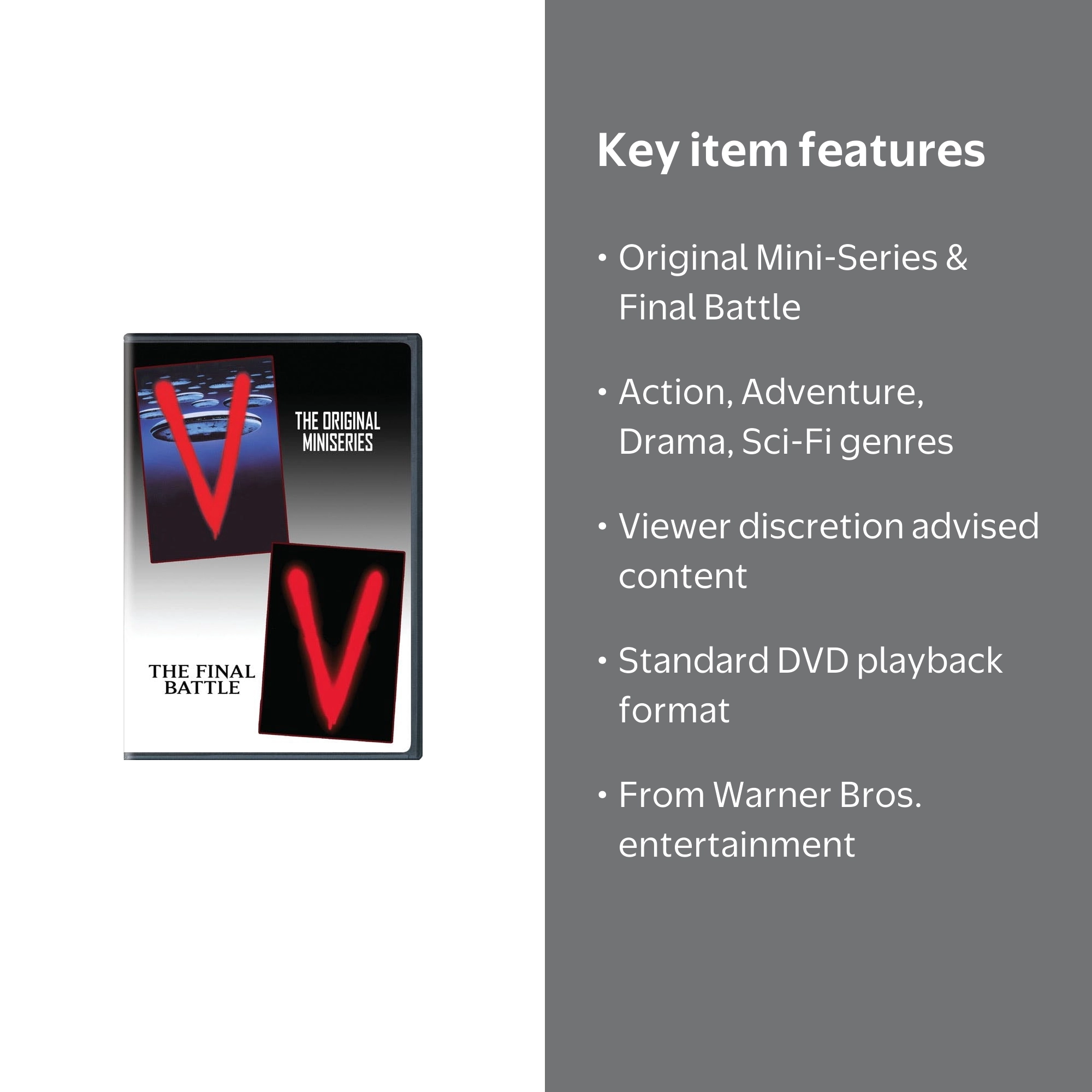 Warner Home Video: V Original Mini-Series & Final Battle, Sci-Fi