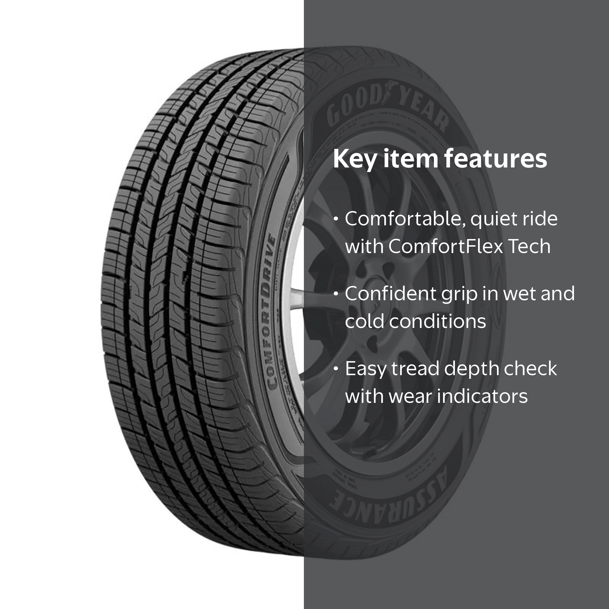 Goodyear P235/55R19 101V Assurance ComfortDrive, All Season