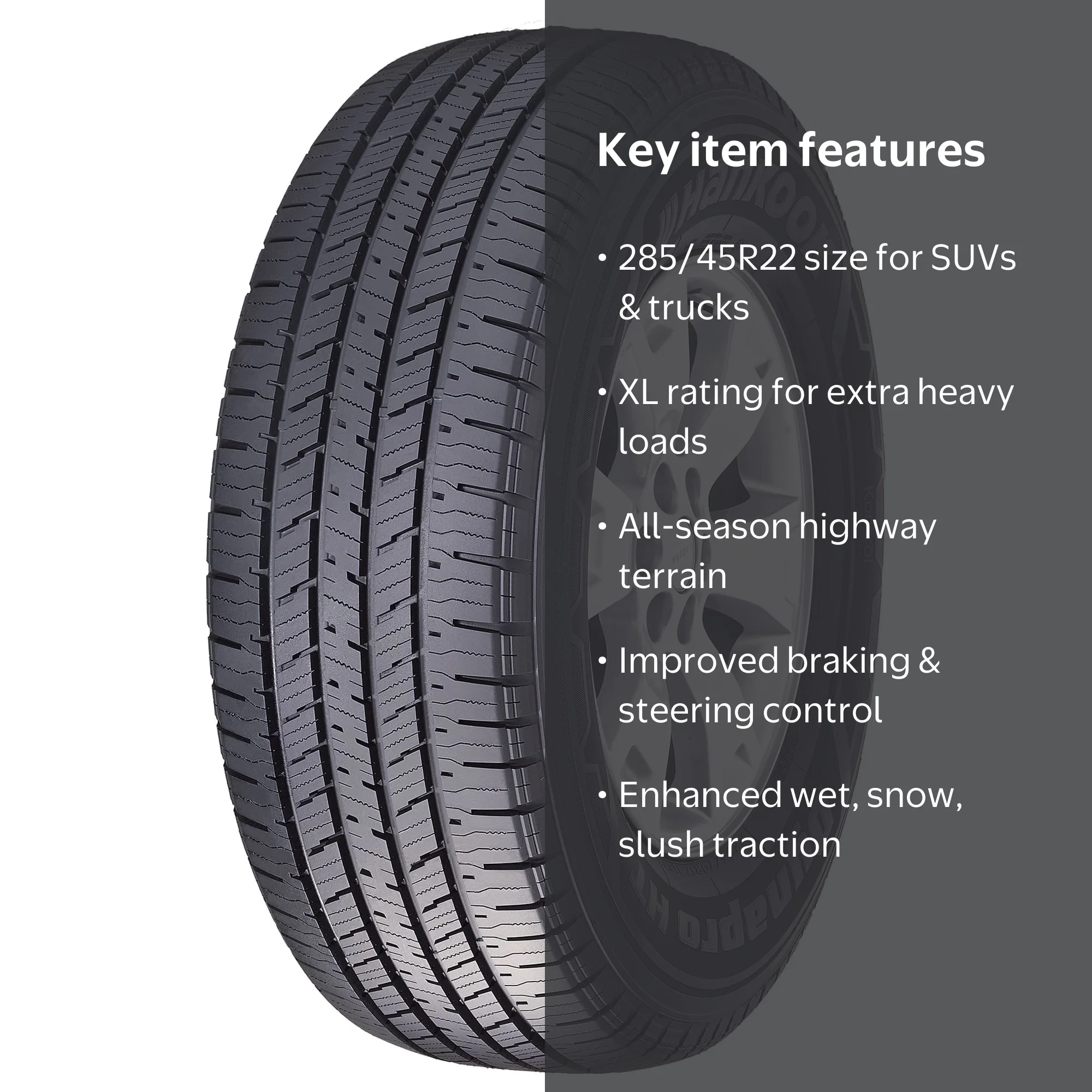 Hankook Dynapro HT (RH12) Highway 285/45R22 114H XL Light Truck