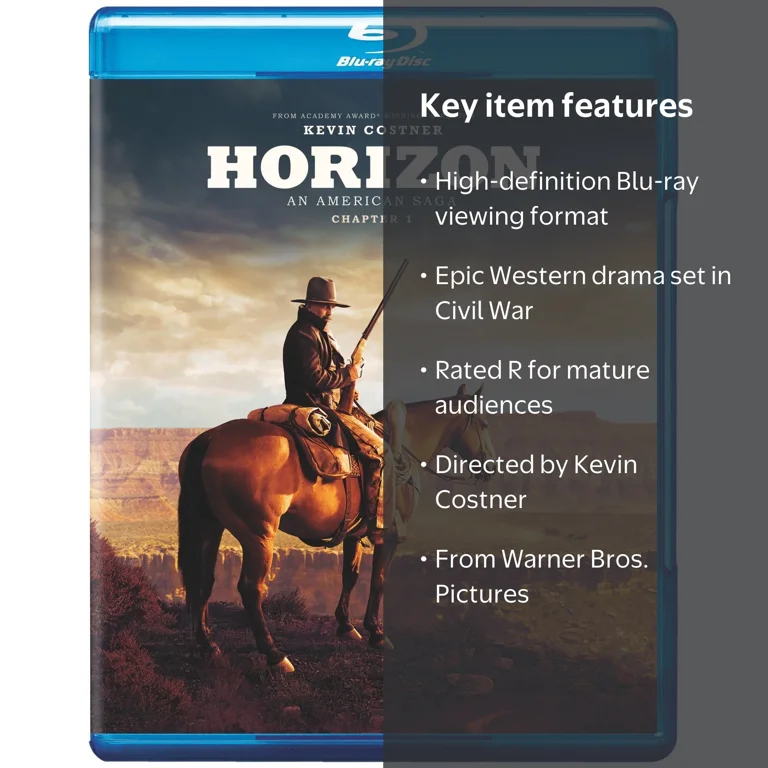 Horizon: An American Saga Chapter 1 Blu-ray, Western, Warner Bros