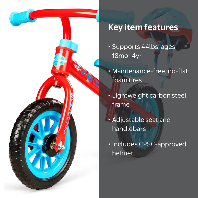 Madd Gear Toddler Balance Bike My 1st ZBike No Pedal, Adjustable