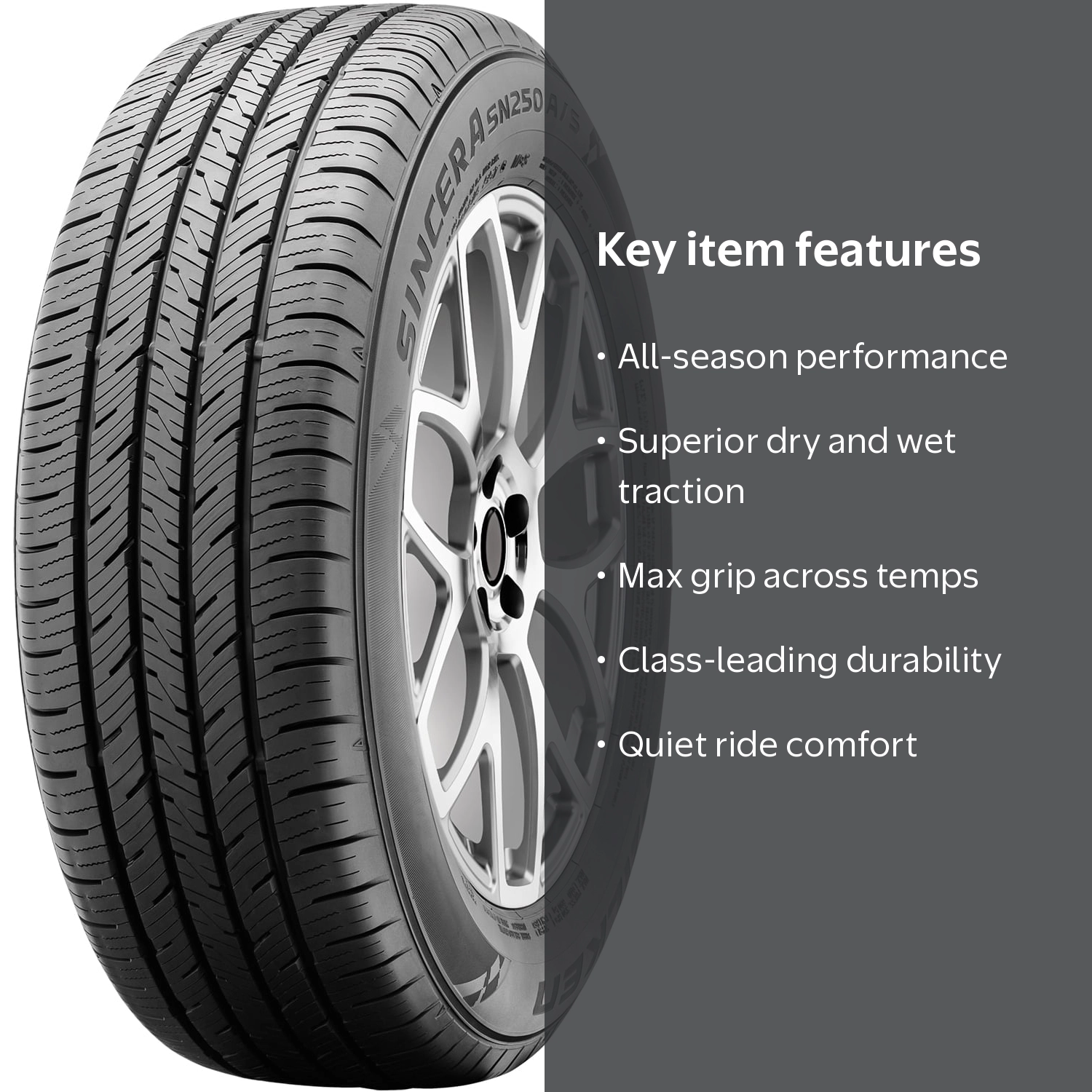 Falken, Sincera SN250 A S, 185/55-15, All-Season Tire - Walmart.com