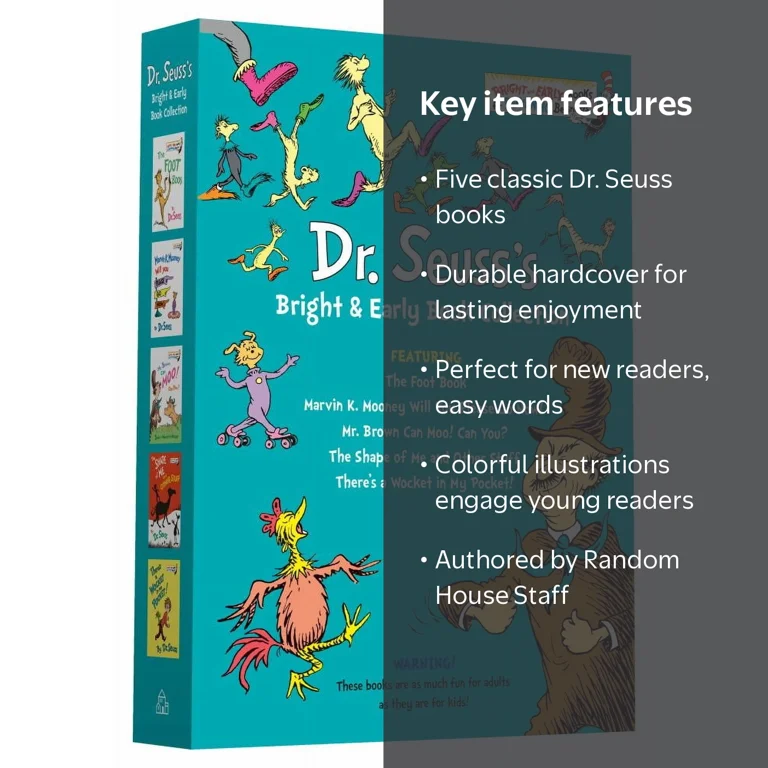 RANDO RANDOM HOUSE STAFF: Dr. Seuss Bright and Early Book Boxed