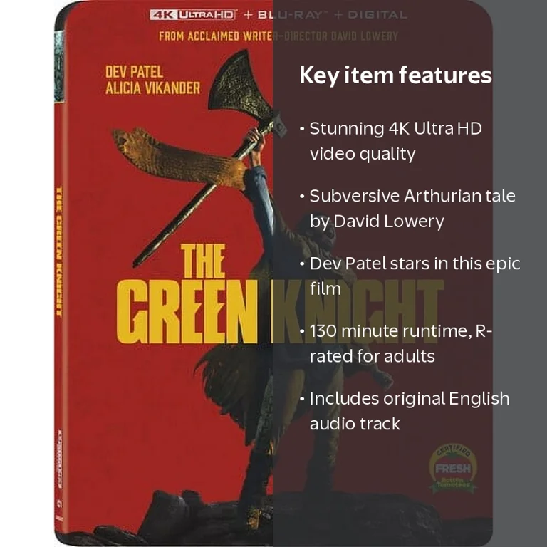 Lionsgate The Green Knight 4K Ultra HD + Blu-Ray R - Walmart.com
