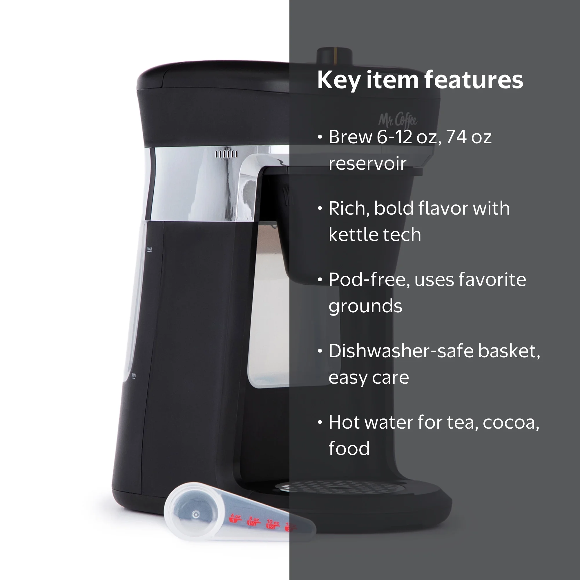 Mr. Coffee HotCup Single Serve/Pod Free Coffee Maker - Walmart.com