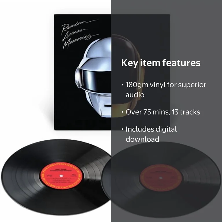 Daft Punk - Random Access Memories - Vinyl, 180gm includes