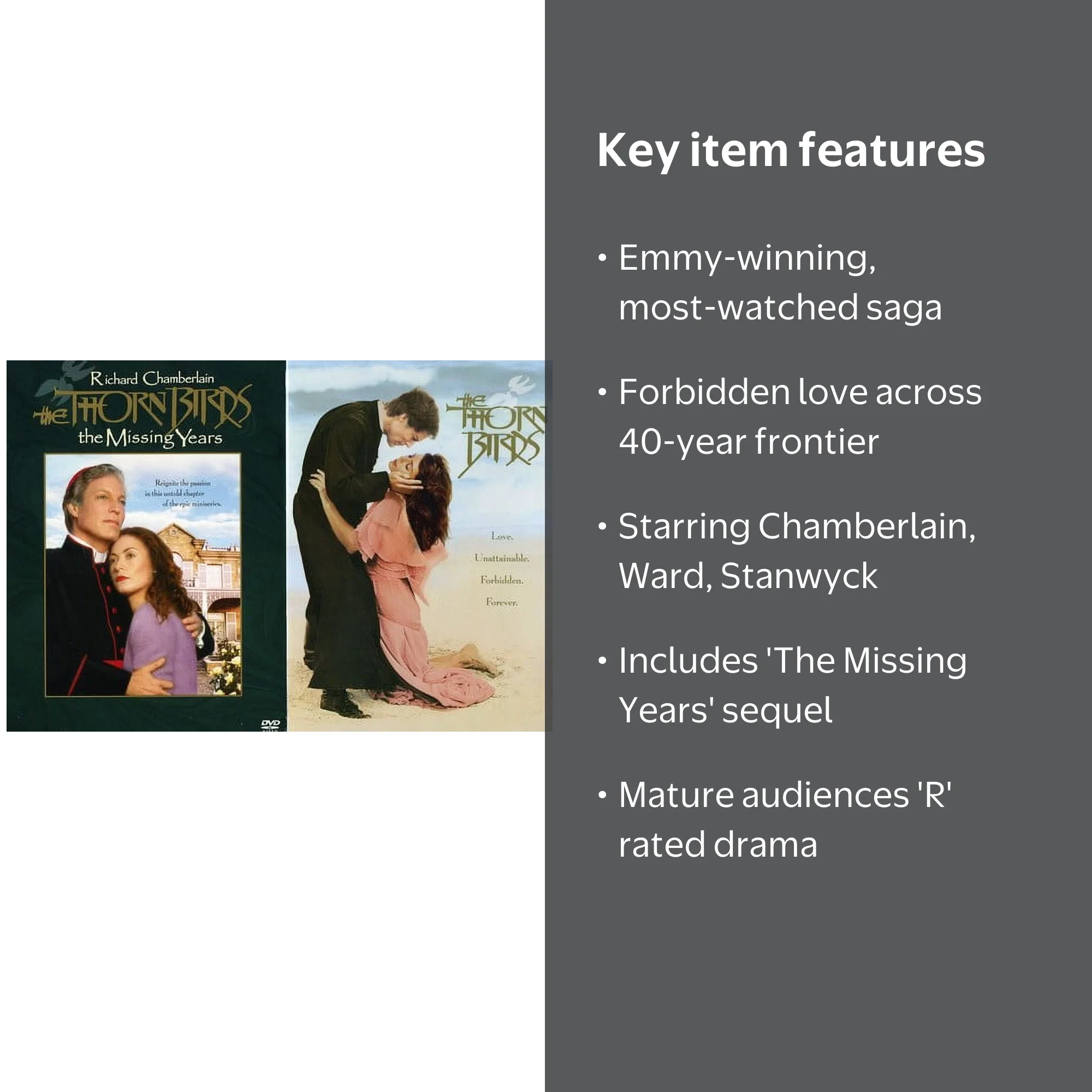 Warner Home Video: The Thorn Birds TV Show Series - Complete Drama