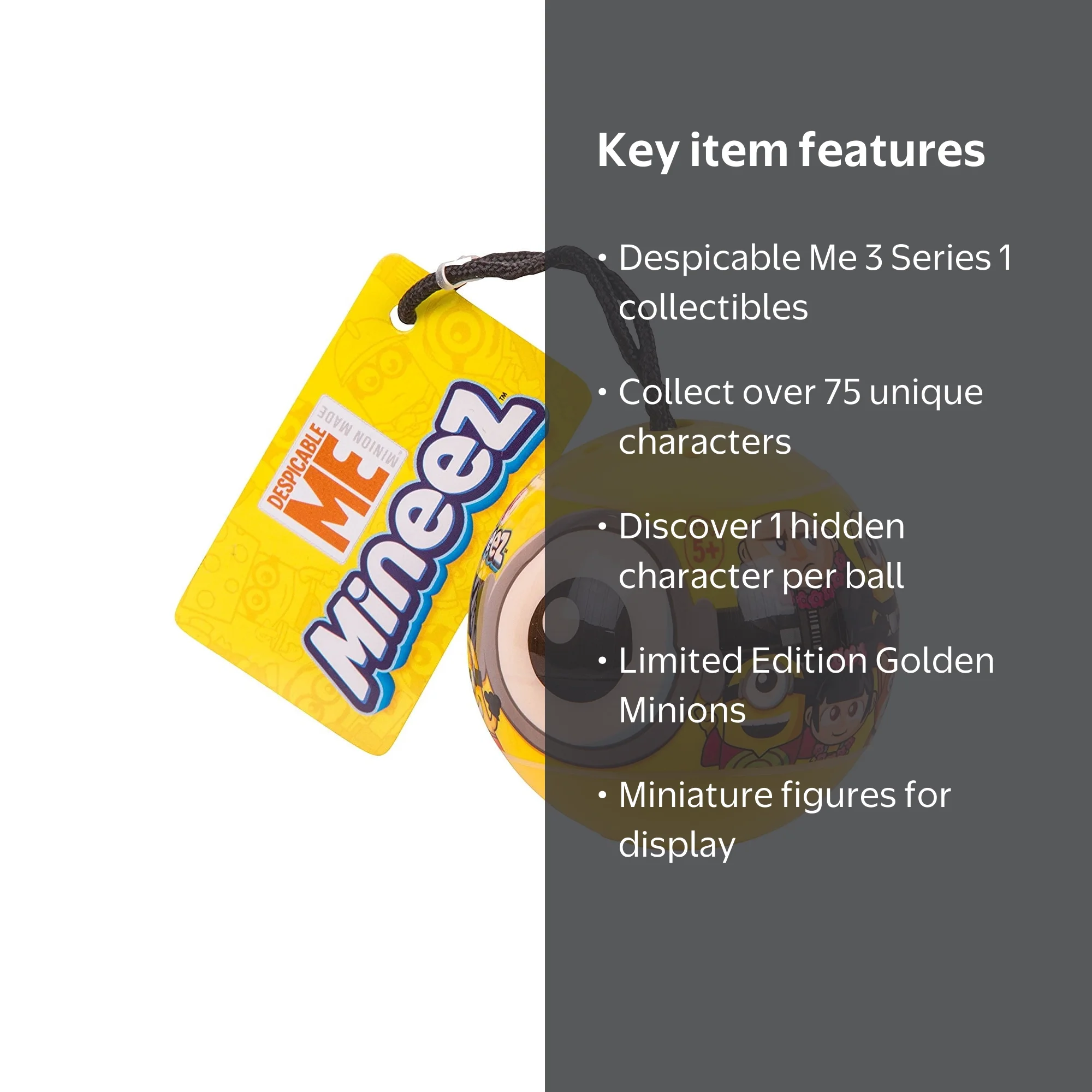 Despicable Me 3 Series 1 Mineez, Minions Blind Ball with Figure