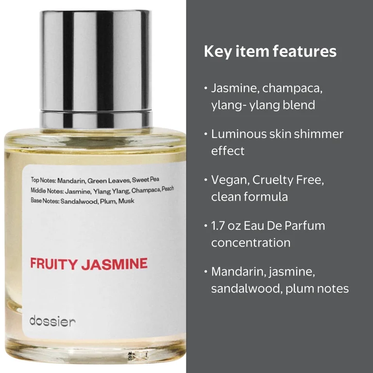 Dossier Fruity Jasmine Eau De Parfum, Inspired by Dior's J's Adore