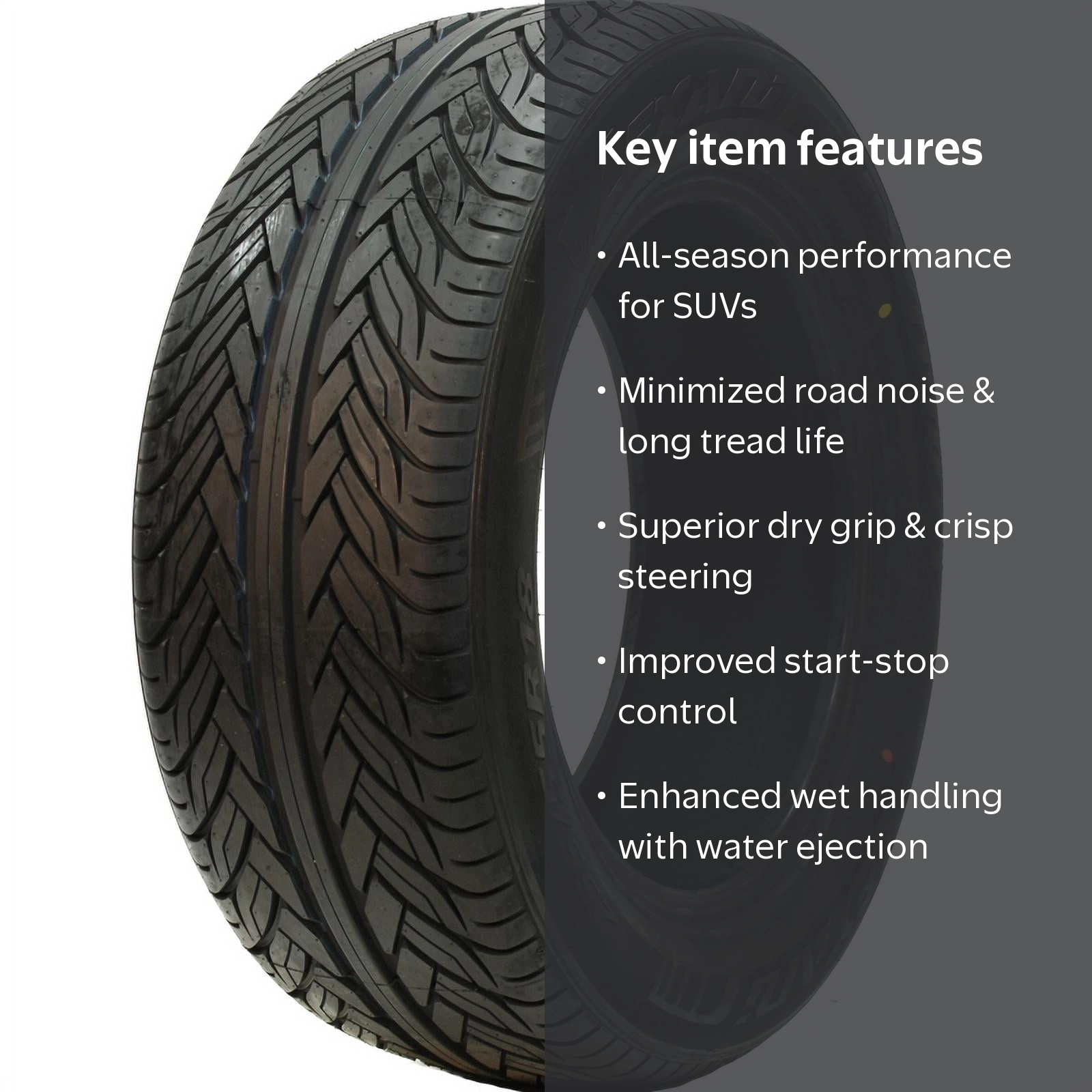 Lexani LX-Thirty All-Season Performance Tire, 255/30R26 99 W