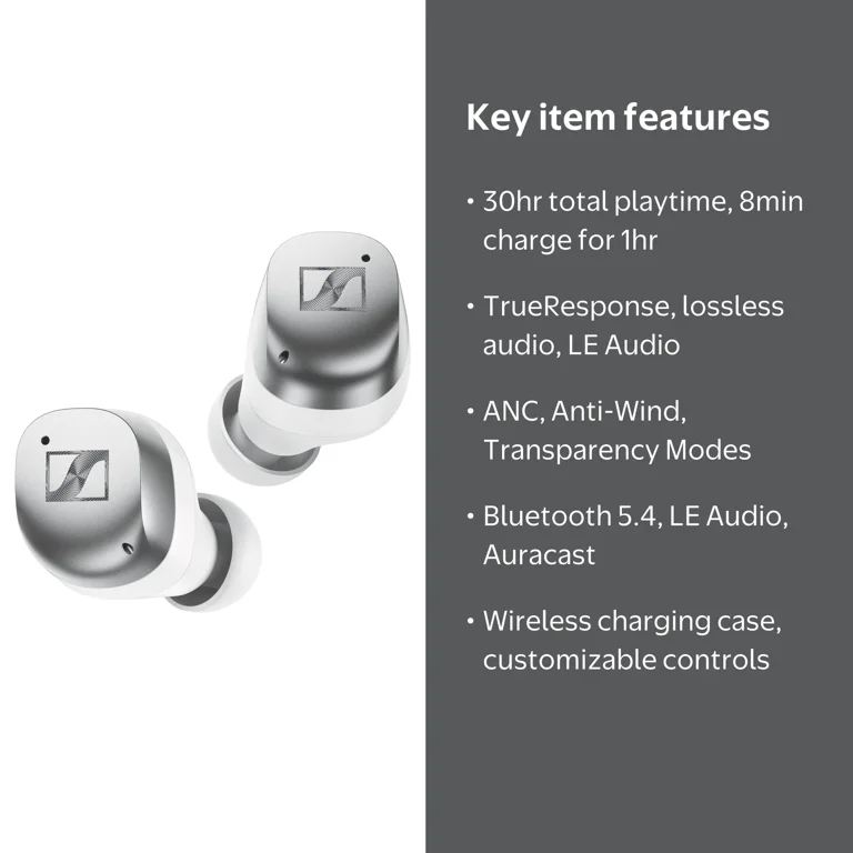 Sennheiser, MOMENTUM True Wireless 4 Earbuds with Bluetooth 5.4