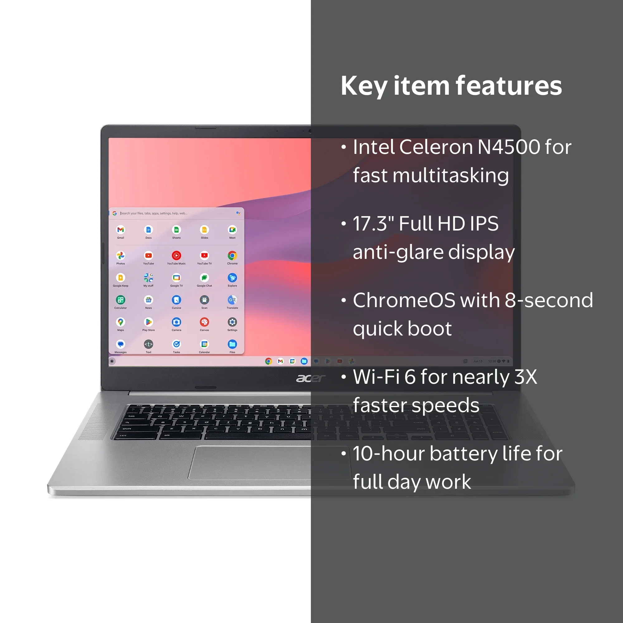Acer Chromebook 317, 17.3