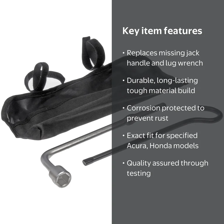 Dorman 926-812 Spare Tire Jack Handle / Wheel Lug Wrench for