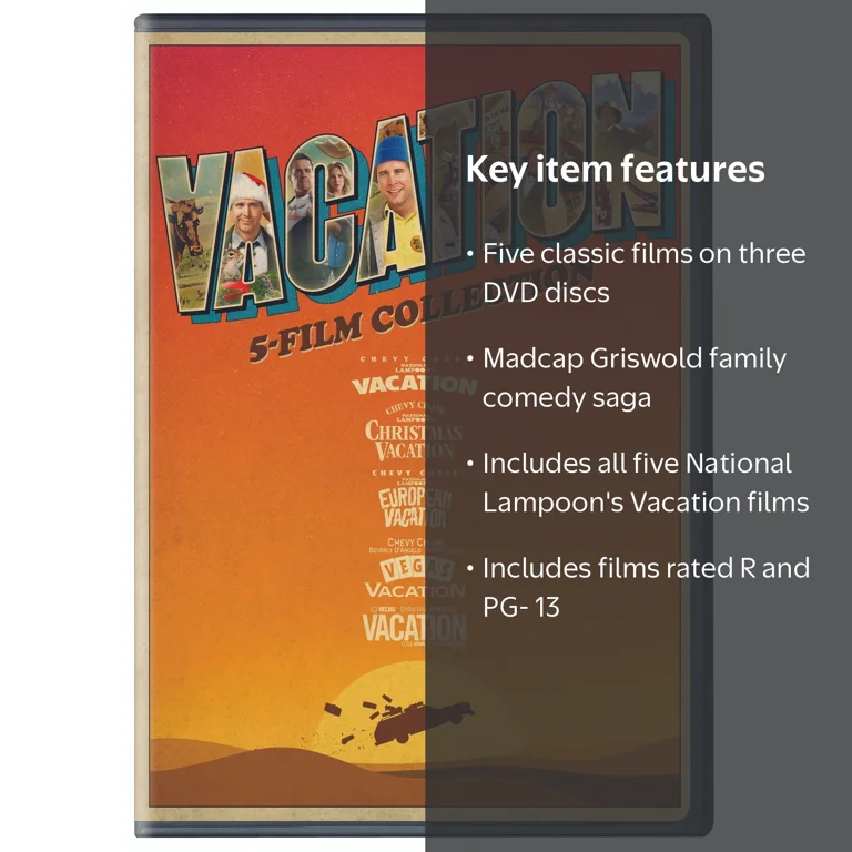 Walmart's Great Old Comedy Movies: Vacation 5-Film Collection (DVD