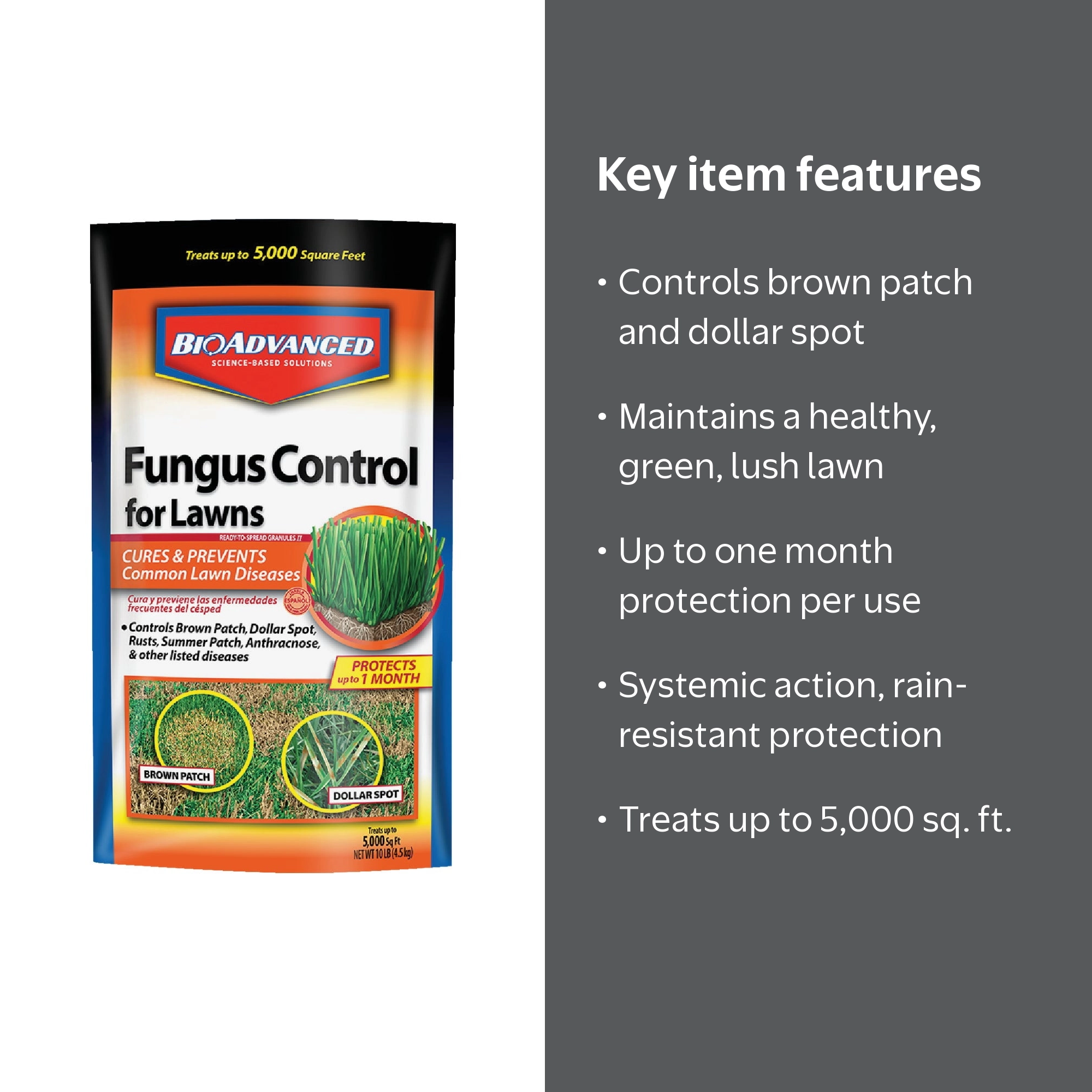 BioAdvanced 10-Pound Systemic Fungicide Granules for Effective