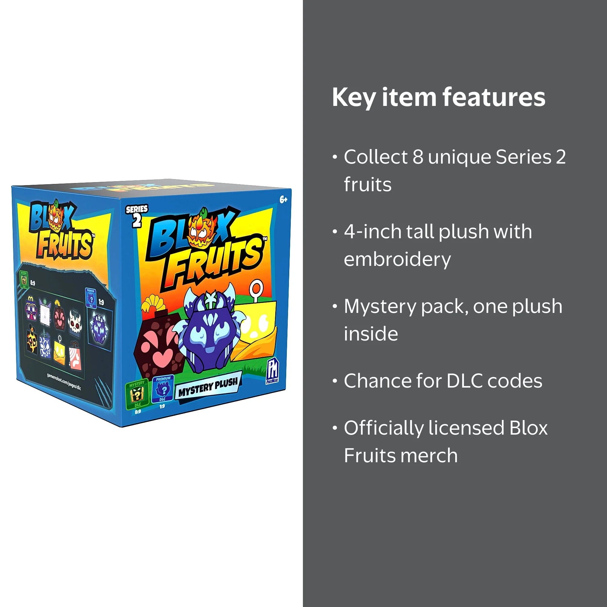 PhatMojo Series 2 Blox Fruits Mystery Plush 10cm Collectible High