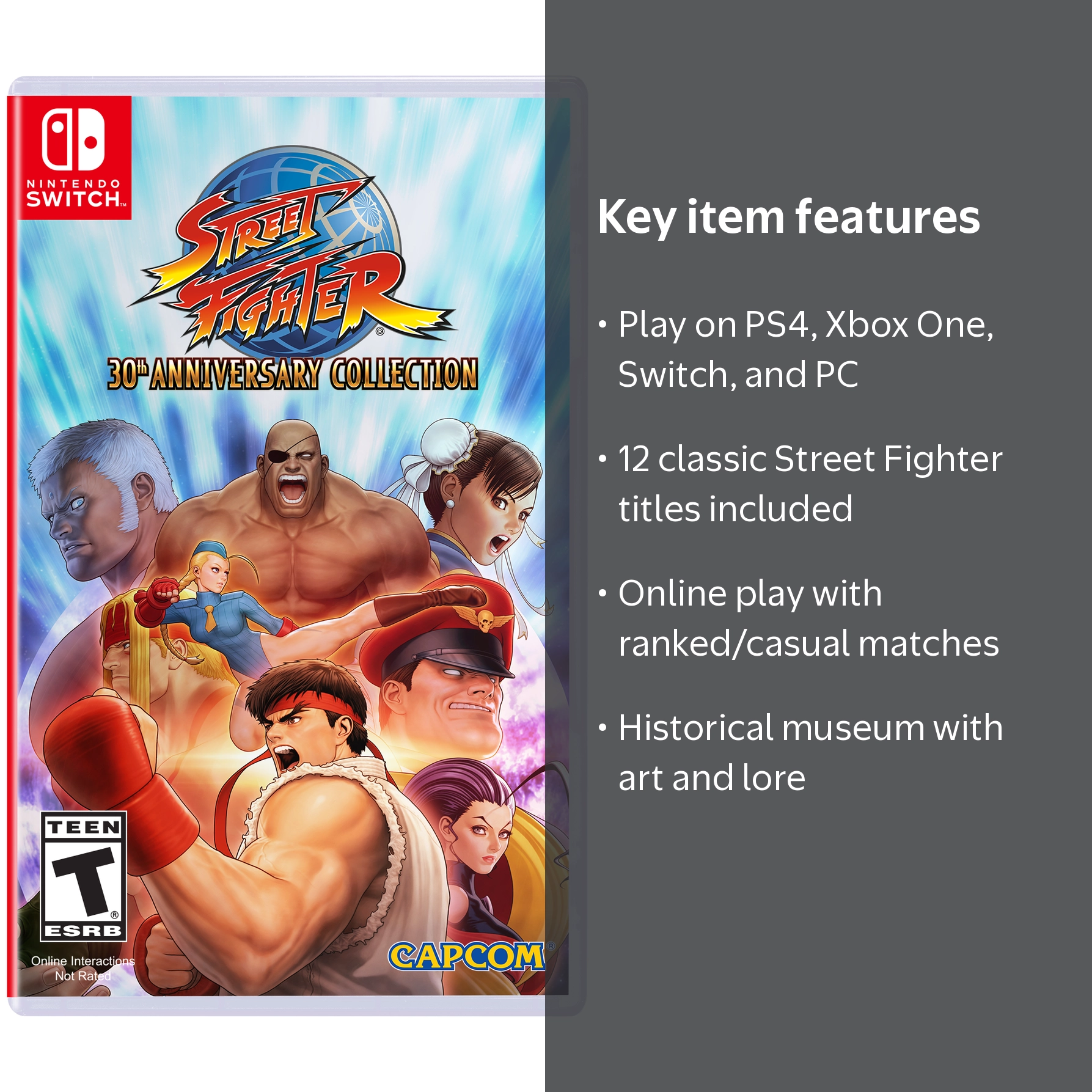 Capcom's Street Fighter: 30th Anniversary Collection for Nintendo