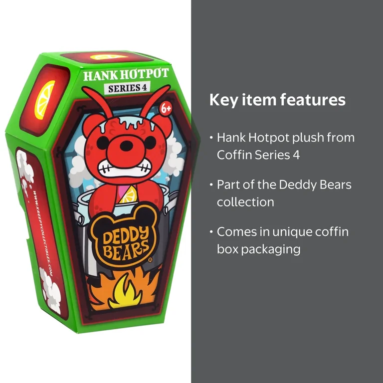 Innov8 Creative Academy, Deddy Bears Coffin Series 4 Hank Hotpot