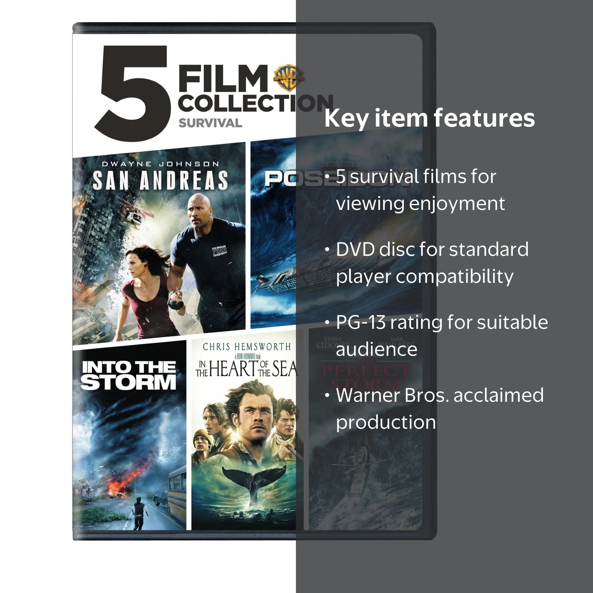 5 Film Favorites: Survival (DVD) - Walmart.com