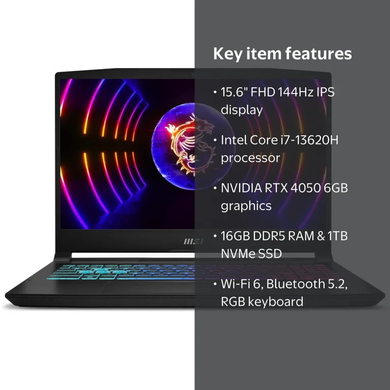 【i7×GPU×16GB×新品SSD✨】mouse／豪華アプリ✨M564 MSI Katana 15.6 inch 144Hz Gaming Laptop Intel Core i7-13620H
