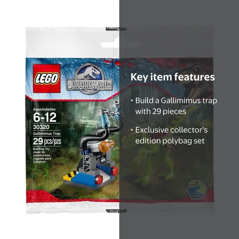 LEGO Jurassic World Gallimimus Trap Set (30320) Exclusive Polybag