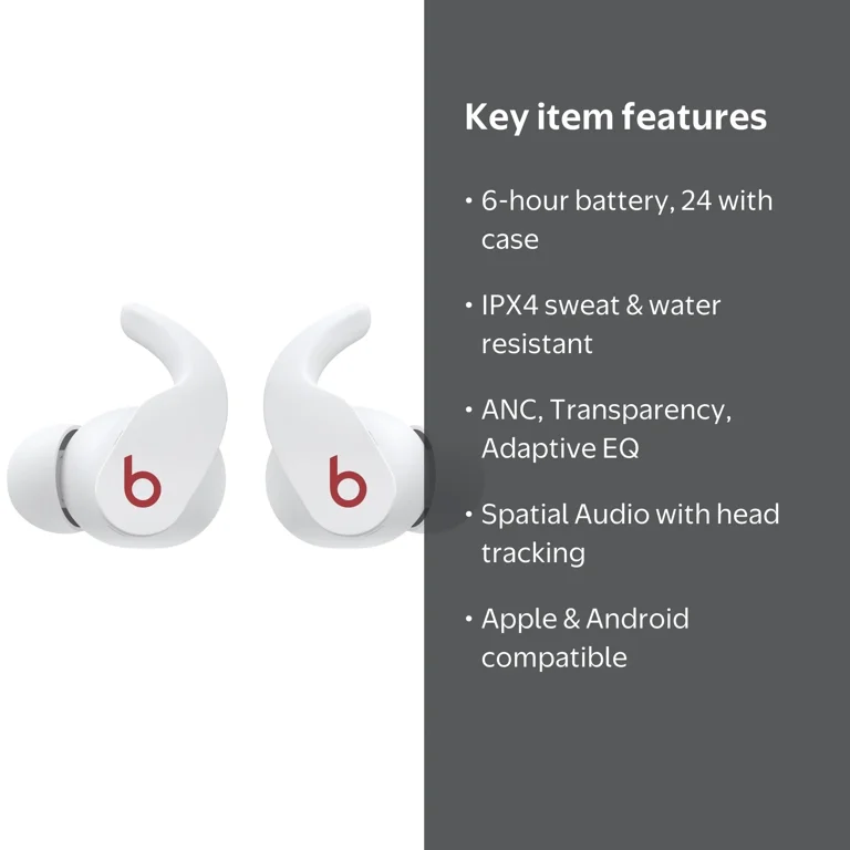 Beats by Dr. Dre Beats Fit Pro White, Noise Cancelling Wireless