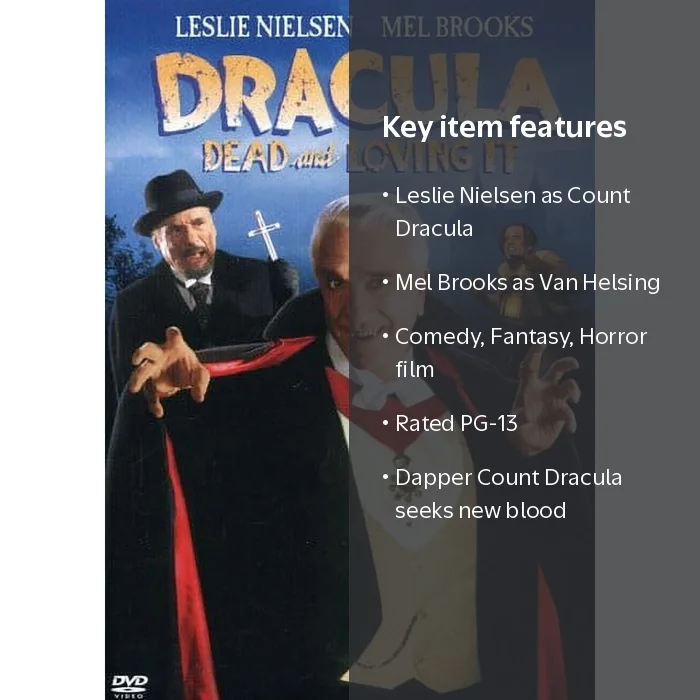 SDS, DVD, Dracula Dead and Loving It 1995 Comedy PG-13 - Walmart.com