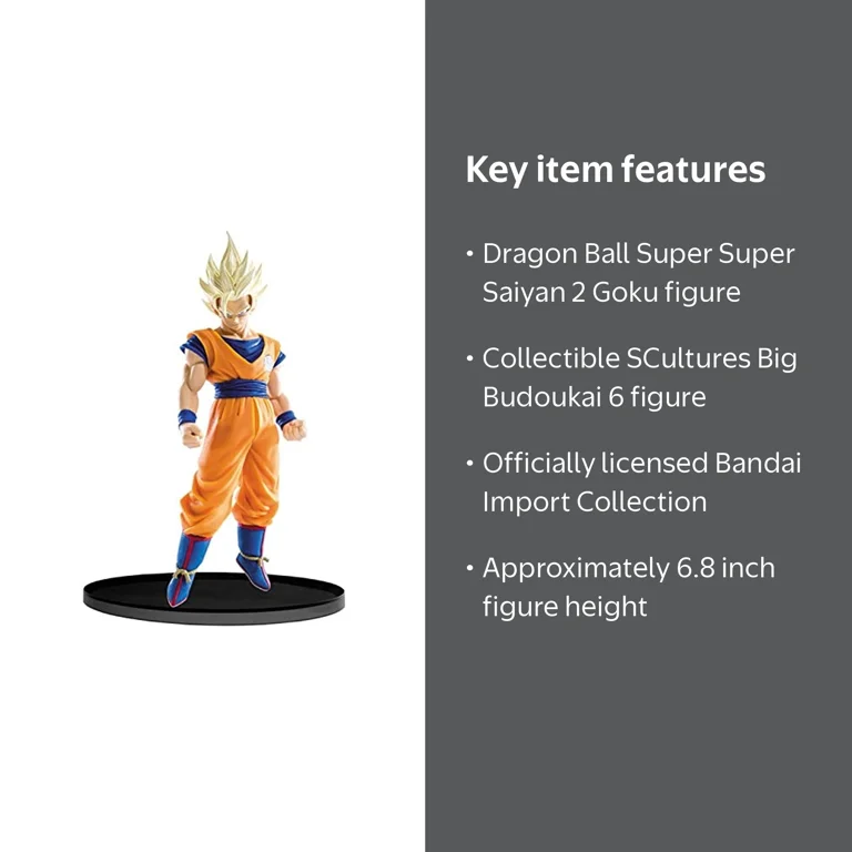 Free Shipping! Banpresto Dragon Ball Super 6.7-Inch Super Saiyan 2