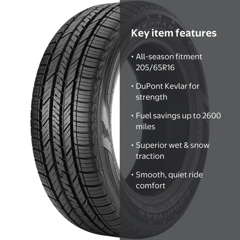Goodyear Assurance Fuel Max 205/65R16 95H - Fuel-Efficient All