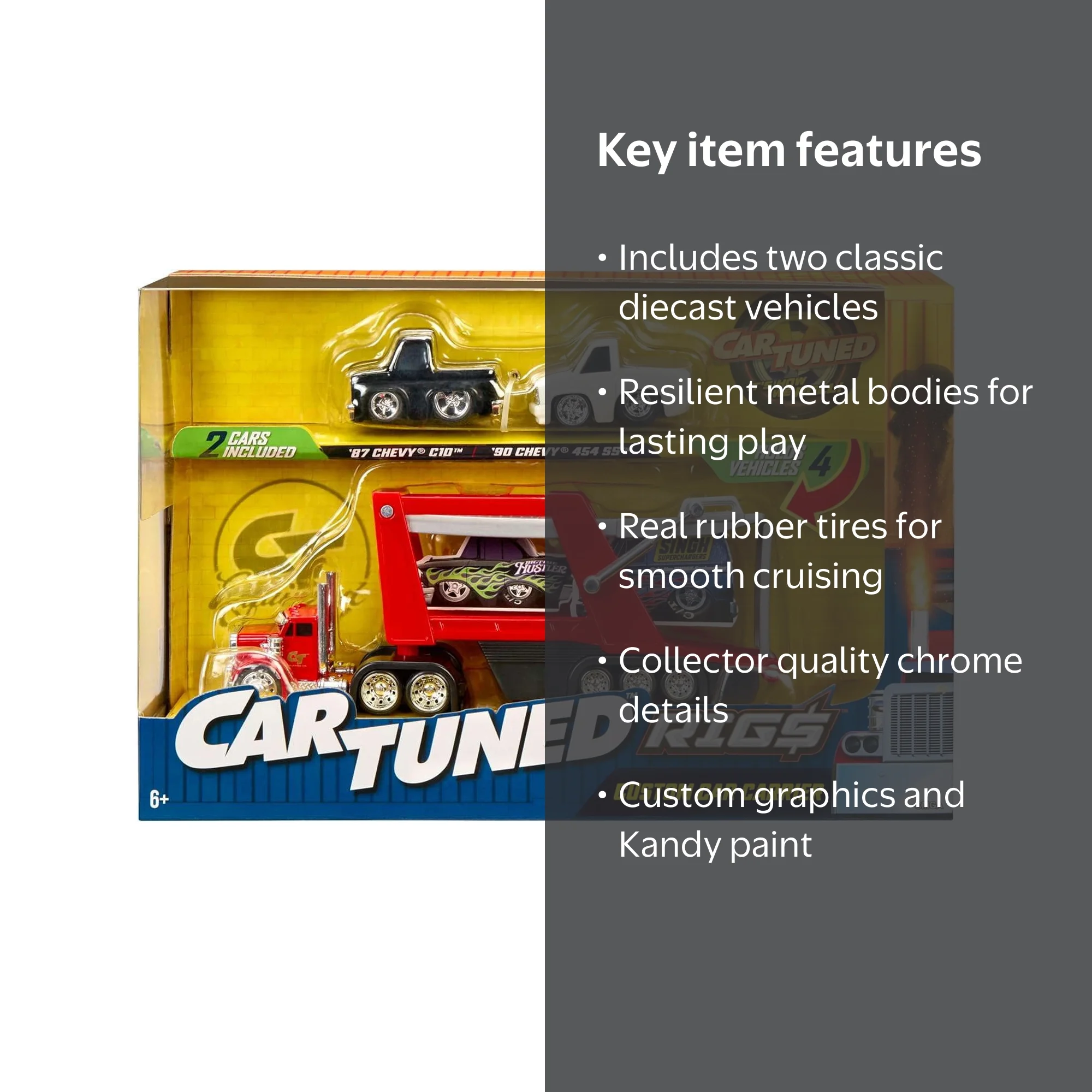 CarTuned Custom Car Carrier Diecast Car 2-Pack - Walmart.com